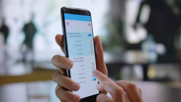 Paparan task pada telefon